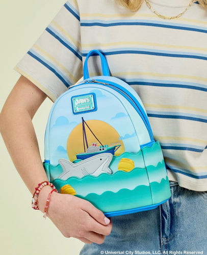 Loungefly Universal Jaws Mini Backpack
