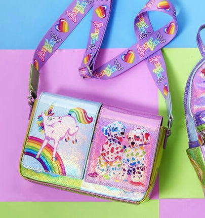 Load image into Gallery viewer, Loungefly Lisa Frank Colour Block Crossbody - LF Lovers
