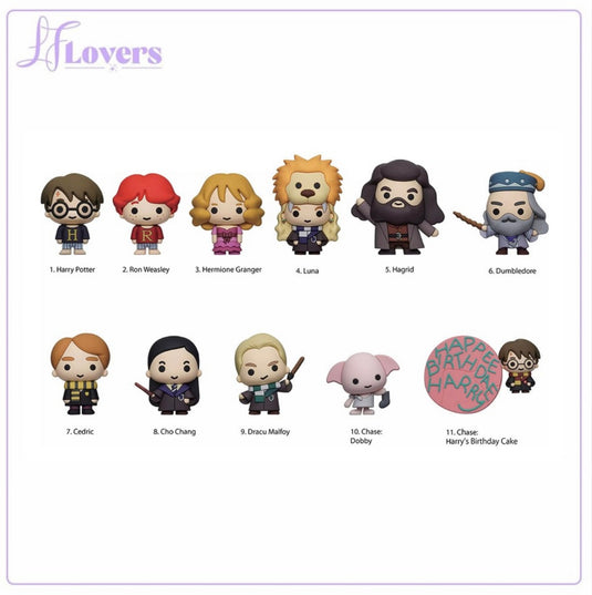 Harry Potter Series 12 3D Foam Mystery Bag Clips - LF Lovers