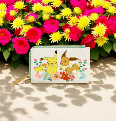 Loungefly Pokemon Pikachu & Eevee Floral Wallet