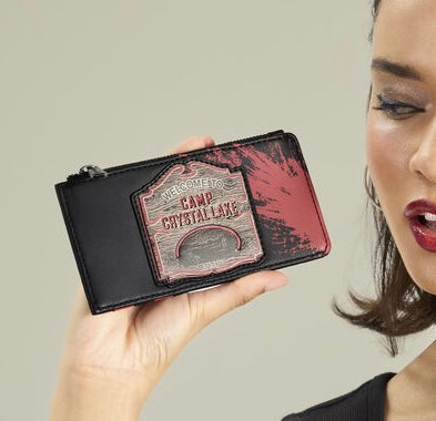 Load image into Gallery viewer, Loungefly Warner Brothers Friday The 13th Large Card Holder - PRE ORDER
