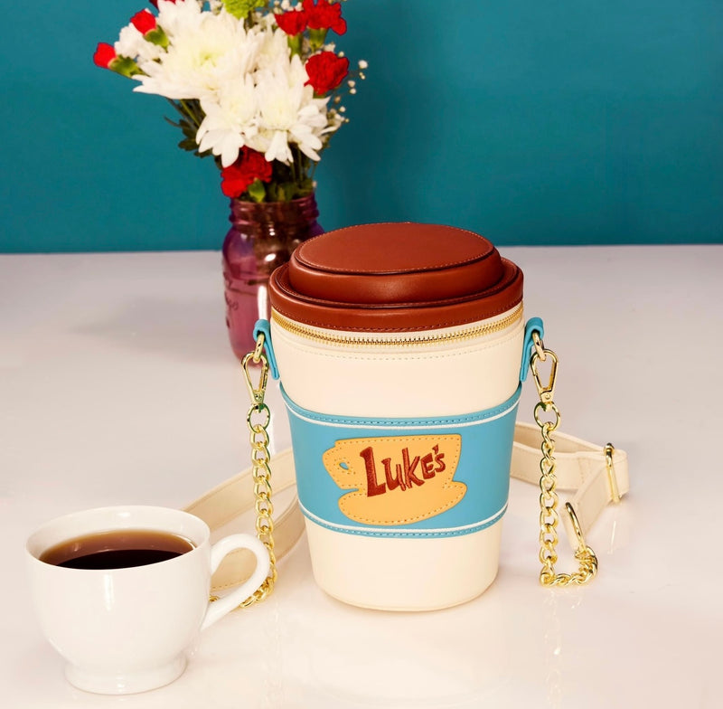 Load image into Gallery viewer, Loungefly Gilmore Girls Lukes Diner To-Go Cup Crossbody - LF Lovers
