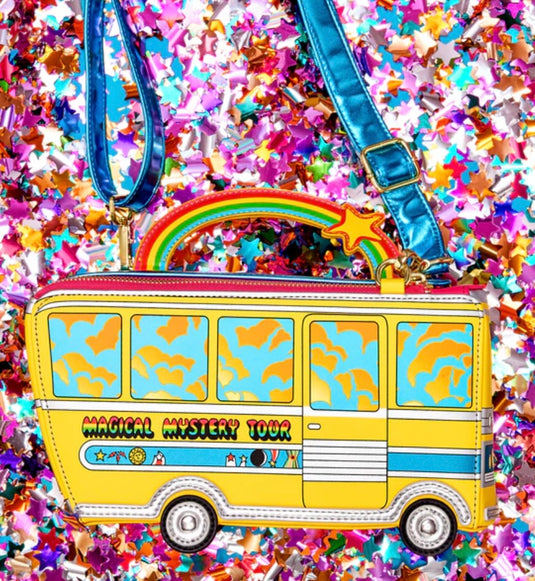 OUTLET - Loungefly The Beatles Magical Mystery Tour Bus Crossbody - FAULTY