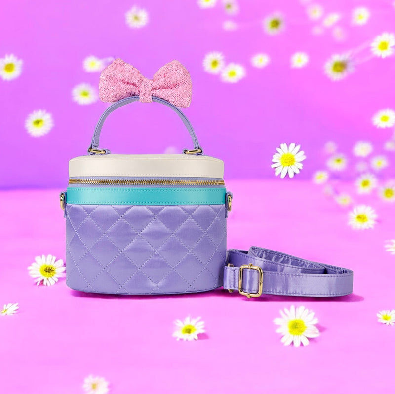 Load image into Gallery viewer, Loungefly Disney Daisy Duck Quilted Crossbody - PRE ORDER
