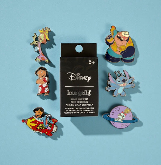 Loungefly Disney Lilo & Stitch Space Adventure Mystery Box Pin - LF Lovers
