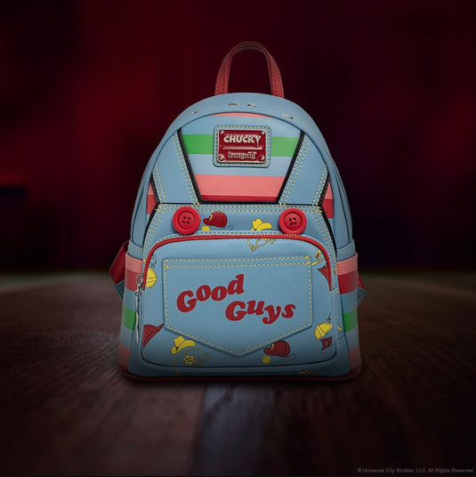 Loungefly Childs Play Chucky Cosplay Mini Backpack