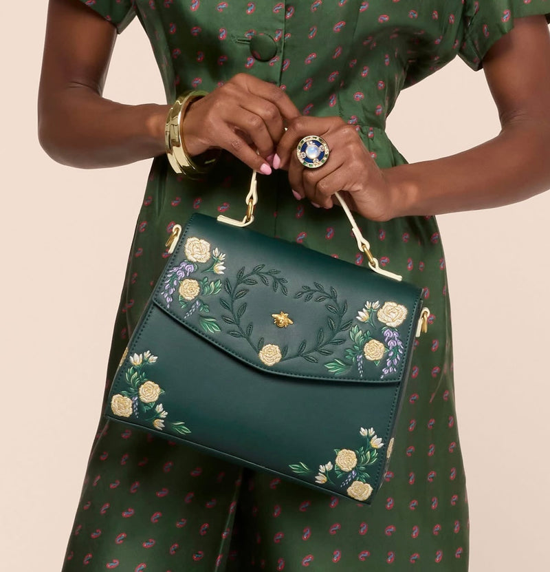 Load image into Gallery viewer, Loungefly Netflix Bridgerton Floral Crossbody - PRE ORDER - LF Lovers
