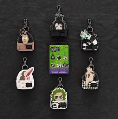 Loungefly Warner Brothers Beetlejuice Mini Backpack Bag Charms