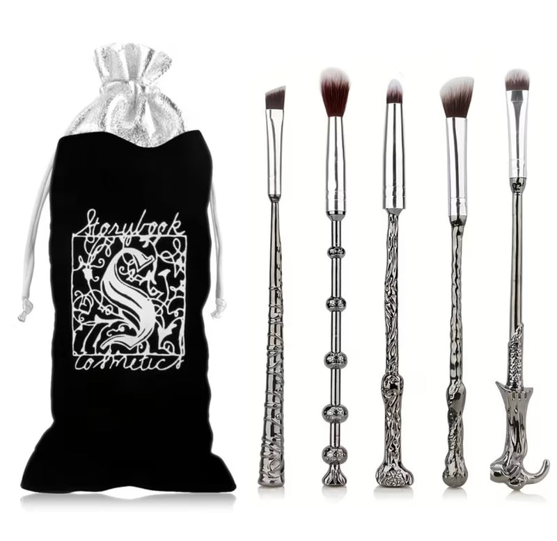 Load image into Gallery viewer, Harry Potter Wizard Wand Make-Up Brushes Set
