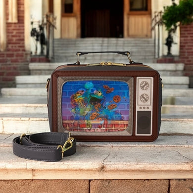 Loungefly Sesame Street Lenticular Retro TV Crossbody