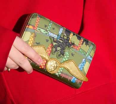 Loungefly Harry Potter Golden Snitch Zip Around Wallet - LF Lovers