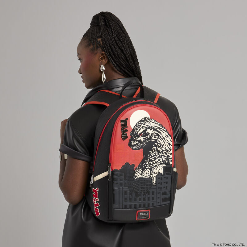 Load image into Gallery viewer, Loungefly TOHO Godzilla Full Size Backpack - PRE ORDER
