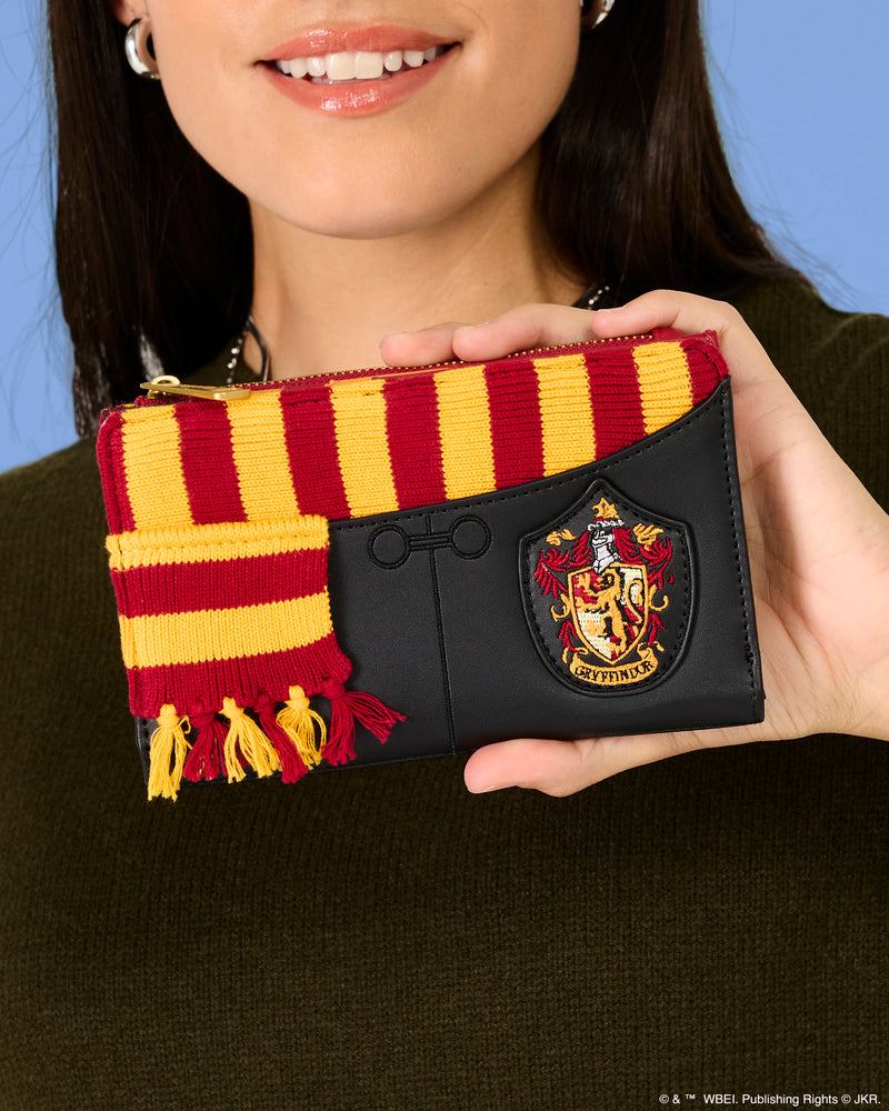 Load image into Gallery viewer, Loungefly Warner Brothers Harry Potter Gryffindor Uniform Flap Wallet - Preorder - LF Lovers
