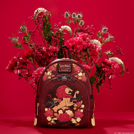Loungefly Warner Brothers Harry Potter Gryffindor House Tattoo Mini Backpack - LF Lovers