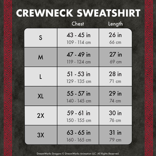 Loungefly Dreamworks How To Train Your Dragon Crewneck Sweatshirt - LF Lovers
