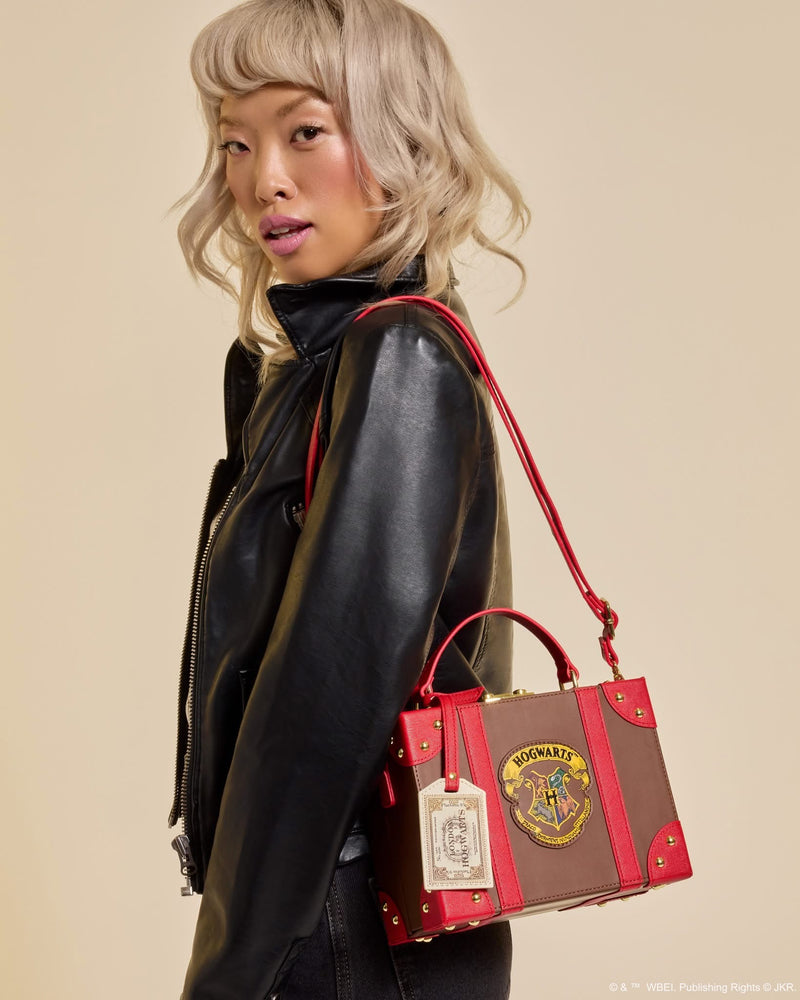 Load image into Gallery viewer, Loungefly Harry Potter Hogwarts Express Luggage Crossbody

