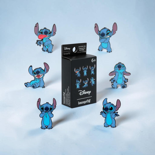 Loungefly Stitch Funny Faces Mystery Pins