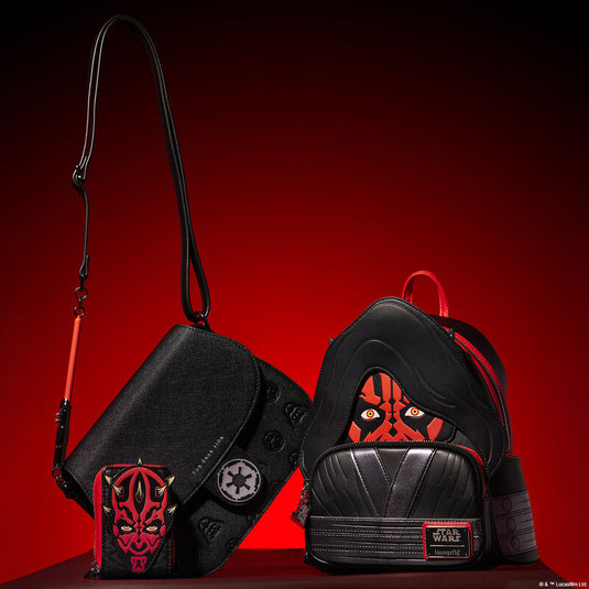 Loungefly Star Wars Phantom Menace 25th Anniversary Darth Maul Mini Backpack