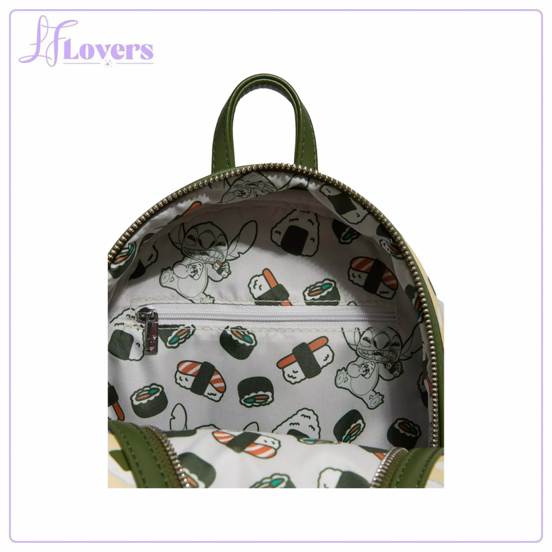 Load image into Gallery viewer, Loungefly Disney Lilo &amp; Stitch Musubi Stitch Mini Backpack

