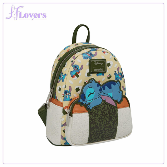 Loungefly Disney Lilo & Stitch Musubi Stitch Mini Backpack