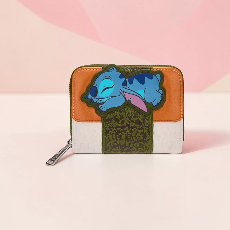 Load image into Gallery viewer, Loungefly Disney Lilo &amp; Stitch Musubi Stitch Wallet

