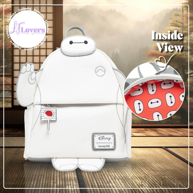 Load image into Gallery viewer, Loungefly Disney Glow in the Dark Talking Baymax Mini Backpack - LF Lovers
