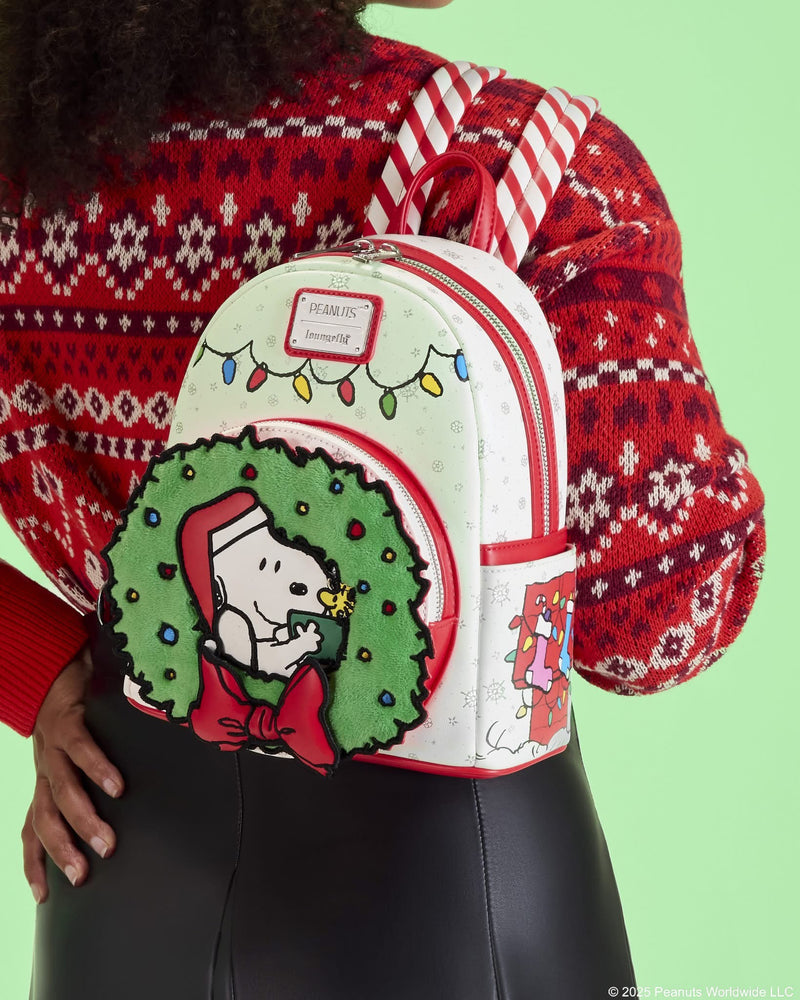 Load image into Gallery viewer, Loungefly Peanuts Holiday Mini Backpack - LF Lovers

