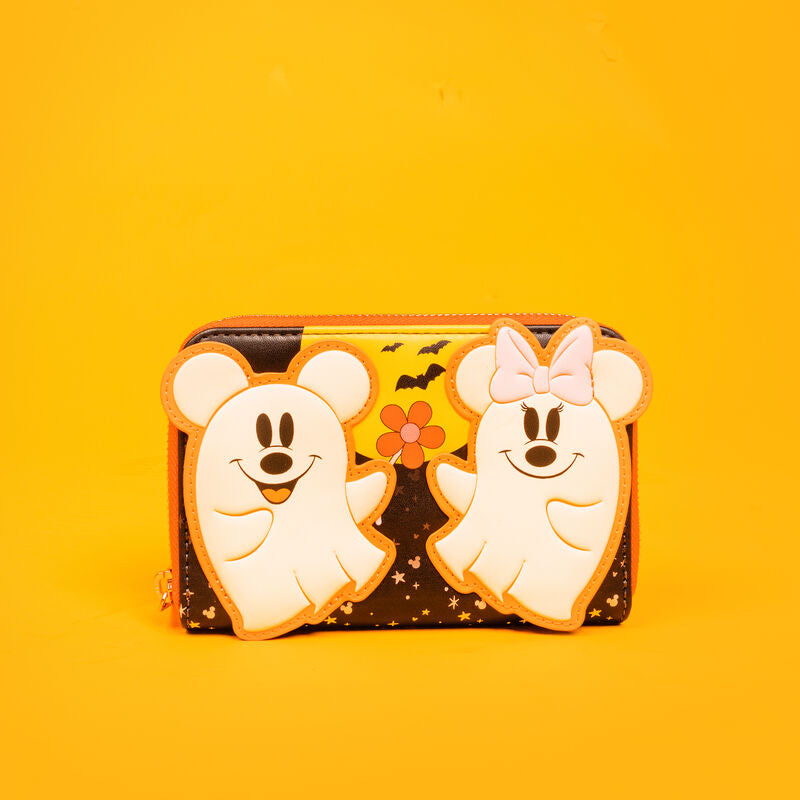Load image into Gallery viewer, Loungefly Disney Mickey And Friends Halloween Zip Around Wallet
