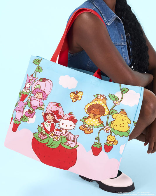 Loungefly Sanrio X Strawberry Shortcake Oversize Canvas Tote - PRE ORDER