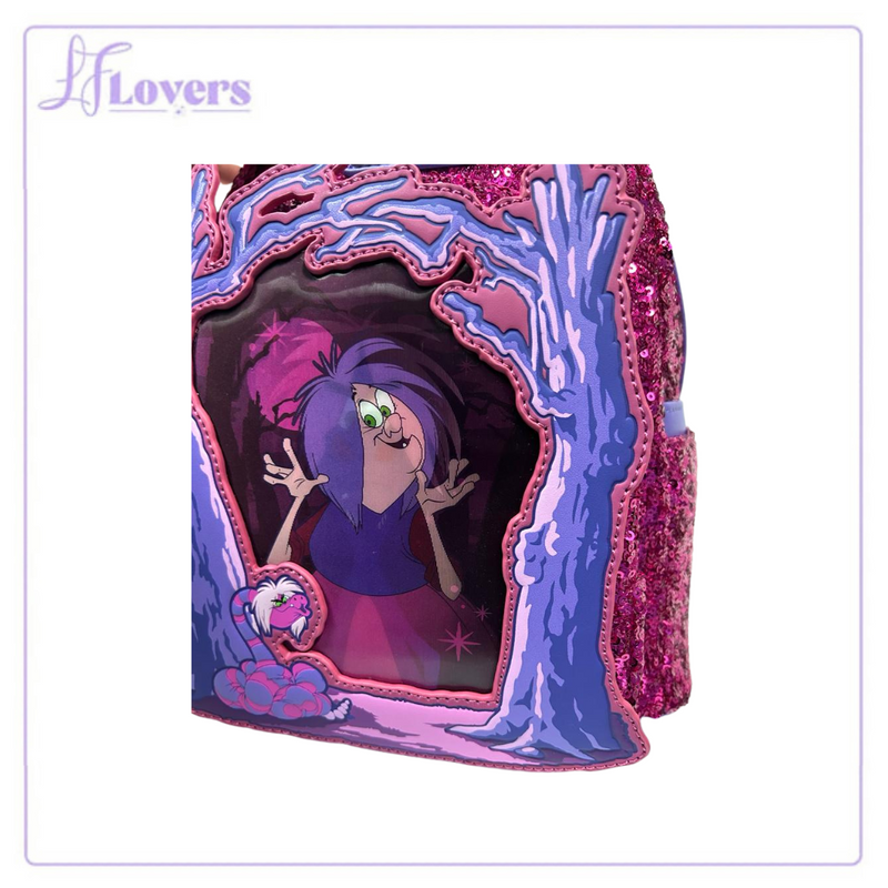 Load image into Gallery viewer, Loungefly Disney Sword and the Stone Madam Mim Lenticular Mini Backpack -PRE ORDER - LF Lovers
