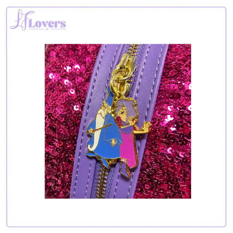 Load image into Gallery viewer, Loungefly Disney Sword and the Stone Madam Mim Lenticular Mini Backpack -PRE ORDER - LF Lovers
