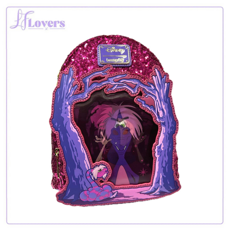 Load image into Gallery viewer, Loungefly Disney Sword and the Stone Madam Mim Lenticular Mini Backpack -PRE ORDER - LF Lovers
