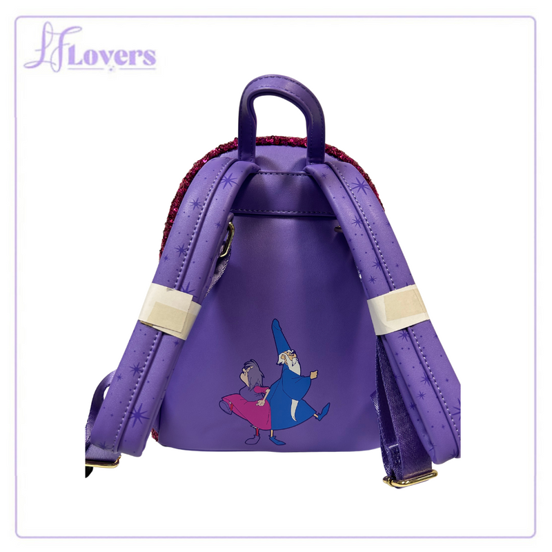 Load image into Gallery viewer, Loungefly Disney Sword and the Stone Madam Mim Lenticular Mini Backpack -PRE ORDER - LF Lovers
