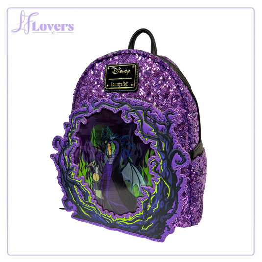 Loungefly Disney Sleeping Beauty Maleficent Lenticular Mini Backpack - PRE ORDER - LF Lovers