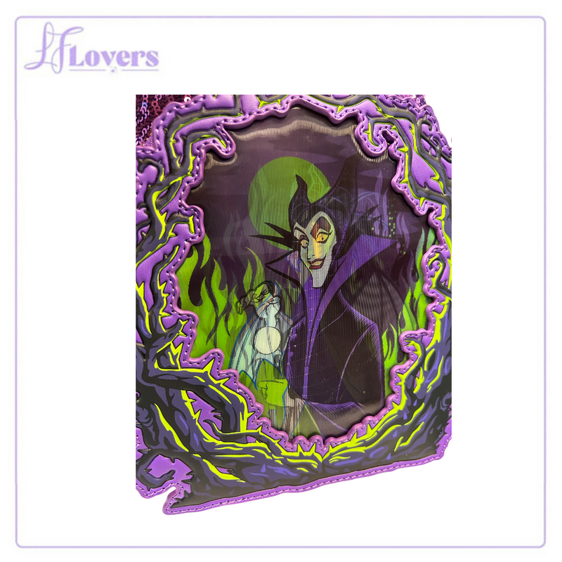 Load image into Gallery viewer, Loungefly Disney Sleeping Beauty Maleficent Lenticular Mini Backpack - PRE ORDER - LF Lovers
