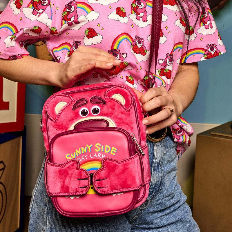 Load image into Gallery viewer, Loungefly Pixar Toy Story Lotso Crossbuddies Bag - LF Lovers
