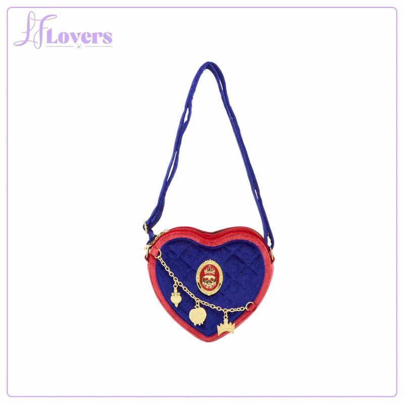 Load image into Gallery viewer, Loungefly Disney Evil Queen Quilted Heart Crossbody Bag - Coming Soon - LF Lovers
