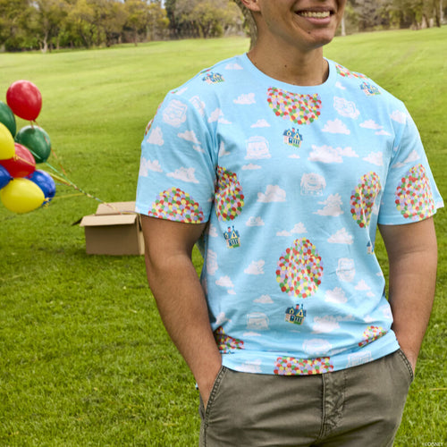 Loungefly Pixar Up 15th Anniversary Balloon House Unisex Tee Shirt - LF Lovers