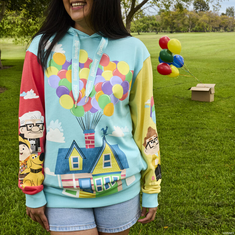 Load image into Gallery viewer, Loungefly Pixar Up 15th Anniversary Unisex Hoodie - LF Lovers
