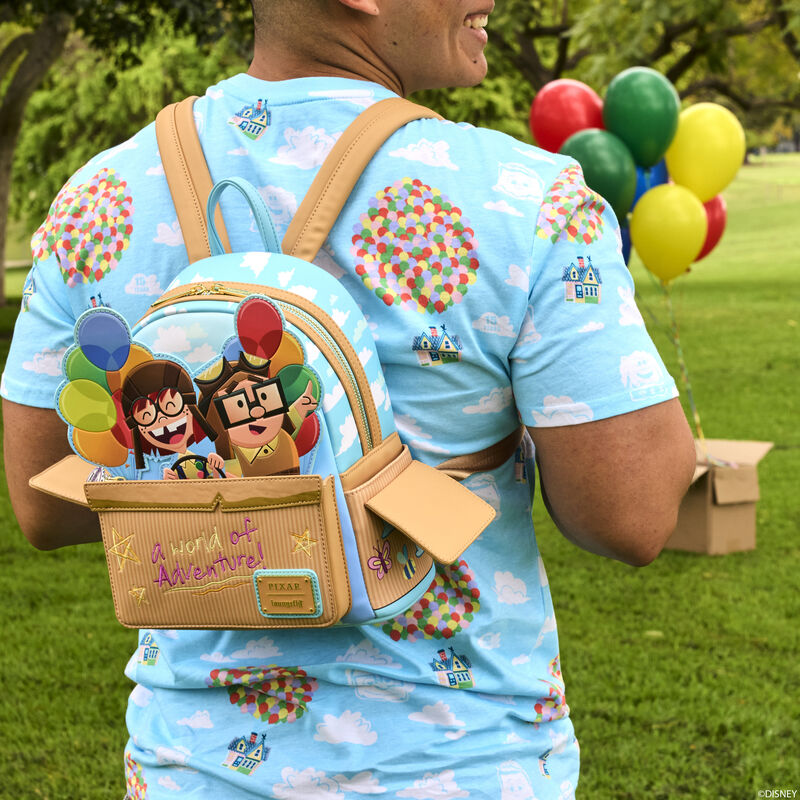 Load image into Gallery viewer, Loungefly Pixar Up 15th Anniversary Spirit of Adventure Mini Backpack - LF Lovers
