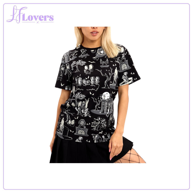 Load image into Gallery viewer, Loungefly Disney Haunted Mansion Unisex Tee
