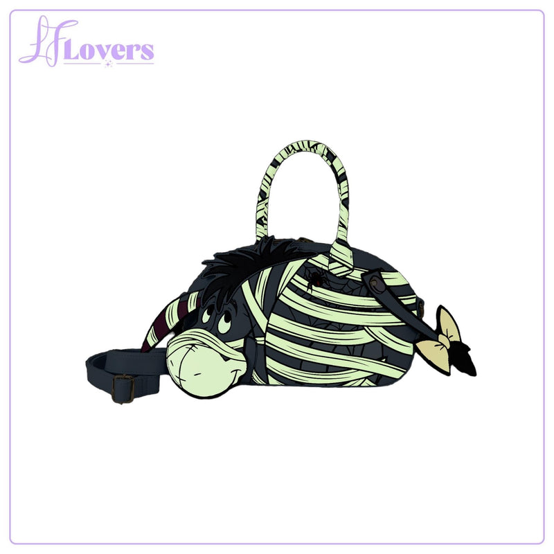 Load image into Gallery viewer, Loungefly Disney Winnie The Pooh Sad Clown Eeyore Crossbody
