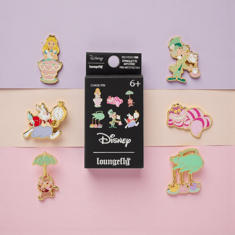 Load image into Gallery viewer, Loungefly Disney Alice in Wonderland Unbirthday Mystery Box Pins - LF Lovers
