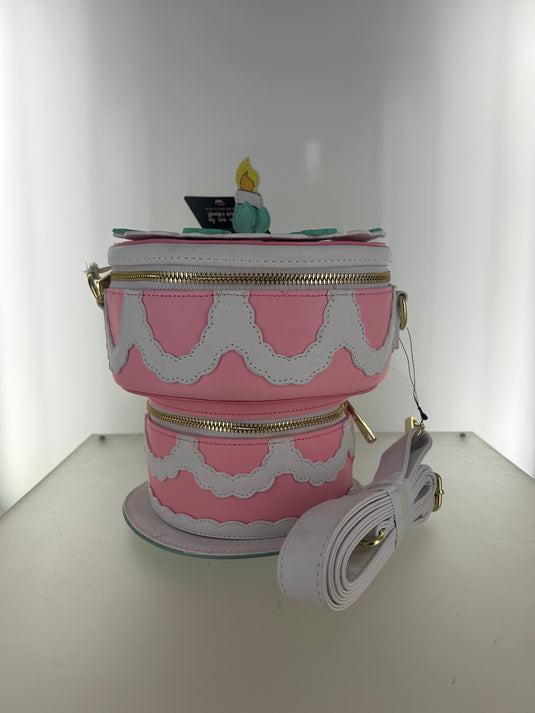 OUTLET - Loungefly Disney Alice in Wonderland Unbirthday Cake Crossbody Bag - DAMAGED - LF Lovers