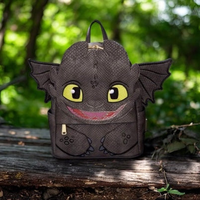 Load image into Gallery viewer, Loungefly Dreamworks How To Train Your Dragon Toothless Cosplay Mini Backpack - LF Lovers
