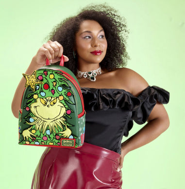 Loungefly Dr Seuss Grinch Holiday Mini Backpack