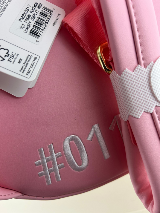 OUTLET - Loungefly Pokemon Chansey Cosplay Mini Backpack - DAMAGED
