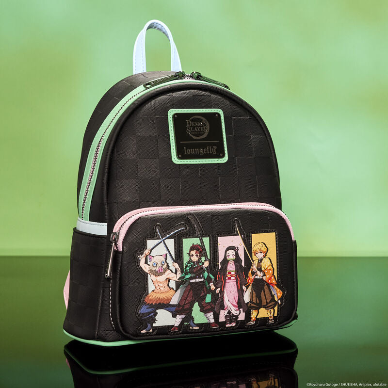 Load image into Gallery viewer, Loungefly Aniplex Demon Slayer Group Mini Backpack - LF Lovers
