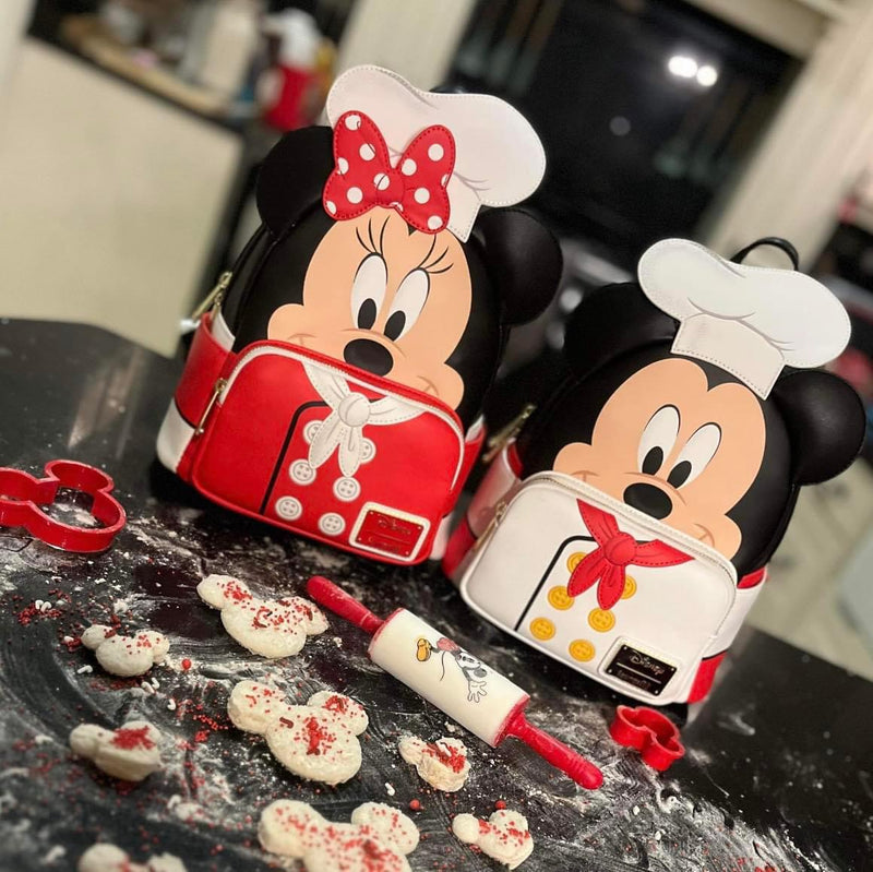 Load image into Gallery viewer, Loungefly Disney Chef Minnie Cosplay Mini Backpack - LF Lovers
