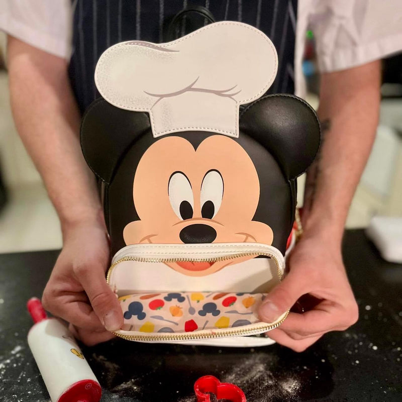 Load image into Gallery viewer, Loungefly Disney Chef Mickey Cosplay Mini Backpack - LF Lovers
